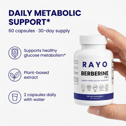 Rayo Berberine Capsules with Olive Oil