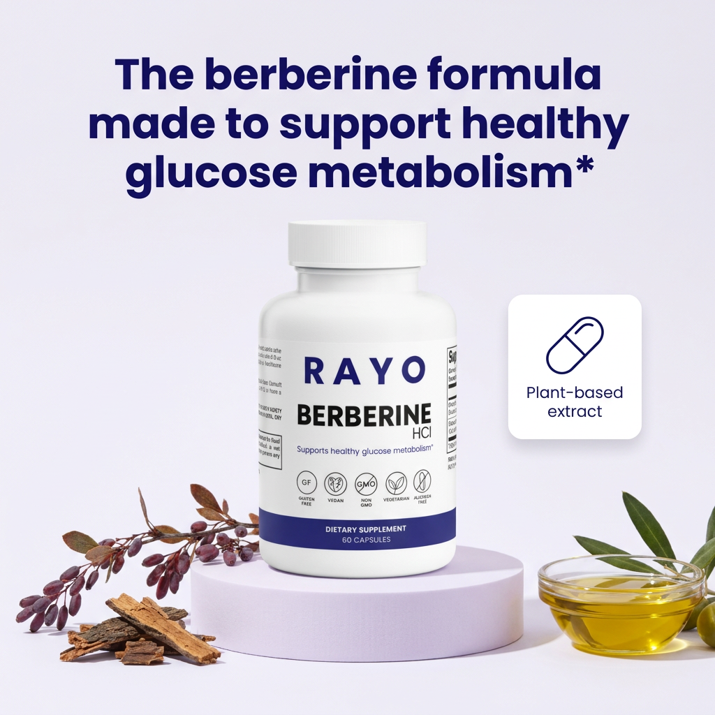 Rayo Berberine Capsules with Olive Oil