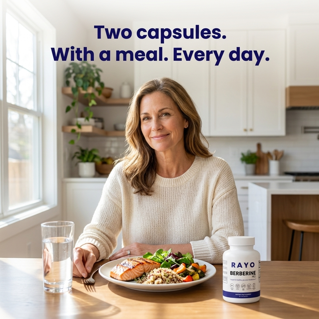 Rayo Berberine Capsules with Olive Oil
