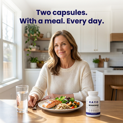 Rayo Berberine Capsules with Olive Oil