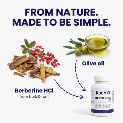 Rayo Berberine Capsules with Olive Oil